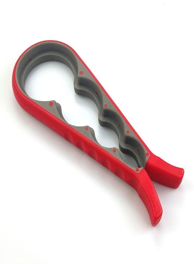 FANTIA Jar Opener Rubber Multifunctional Adjustable Multiple Opener 4 In 1 Quick Lid Bottle Cap Grip Twister Remover Kitchen Tool, Jar Gripper, Lid Opener, Can Opener, - Image 1